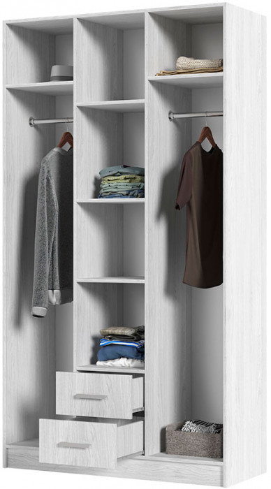 Трио шкаф 3-х ств (1200*2200*500 мм) анкор/анкор