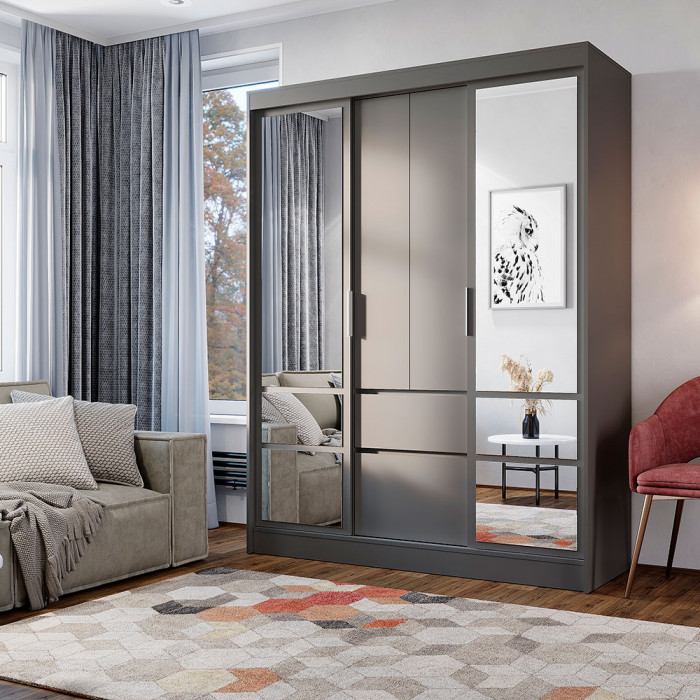 Симпл ШКК-06 шкаф-купе графит