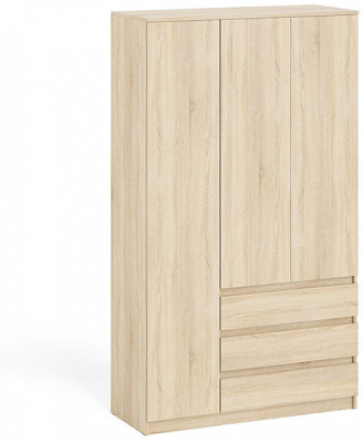 Мори Шкаф МШ1200.1, цвет дуб сонома, ШхГхВ 120,4х50,4х209,6 см., НЕ универсальная сборка