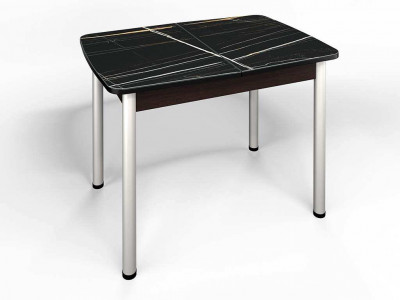 Стол СМ-3 Флорида ноги окрас круглый венге/серебро