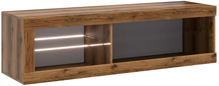 Прага Тумба ТВ мини Дуб Делано/Графит