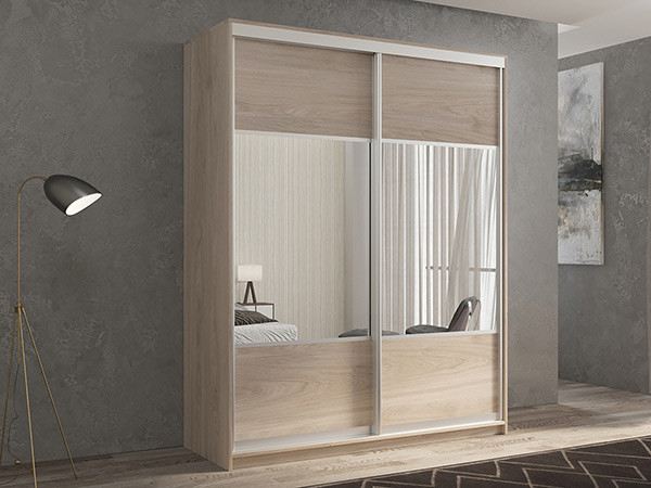 Шкаф-купе Кааппи 6 Кастелло Серый 120х60х230 см