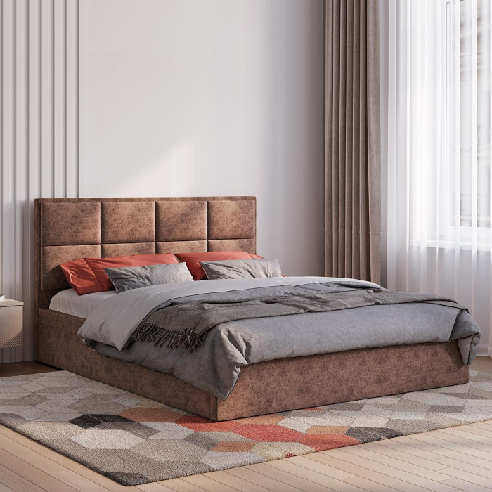 "Линда" КР-16 кровать 1,6 м Мустанг