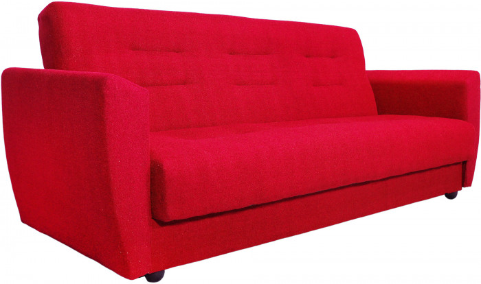 СПБ Диван Лира 140 красный ППУ
