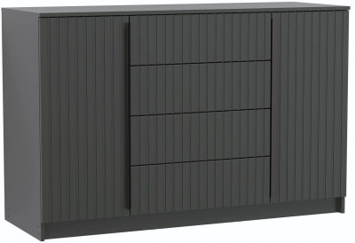 Брандо комод 67.11 МДФ Диамант серый