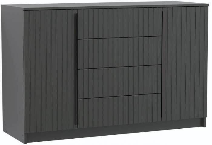 Брандо комод 67.11 МДФ Диамант серый