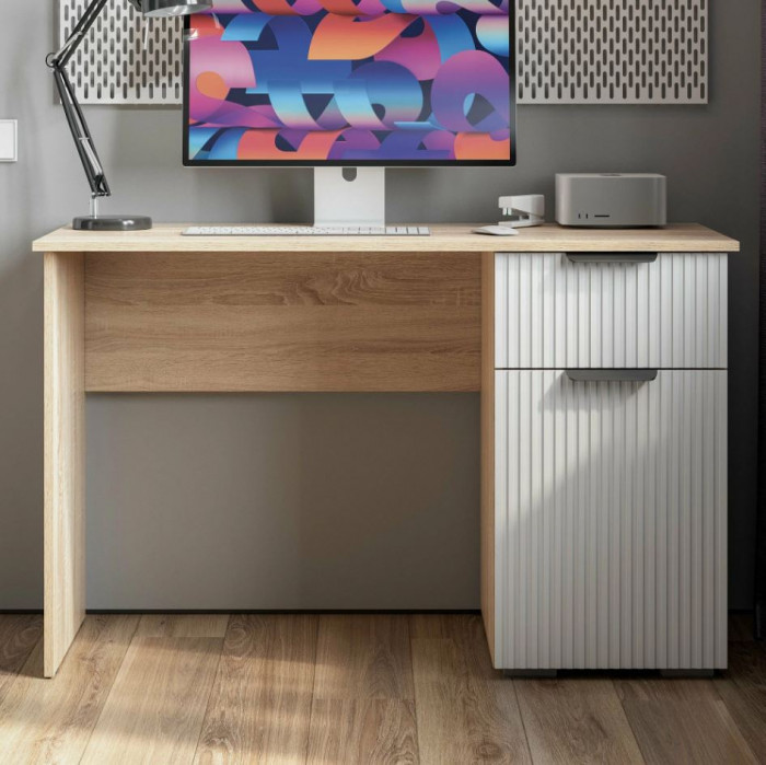 мс Норд Т03-1200 дуб сонома/Норд Line софт пломбир