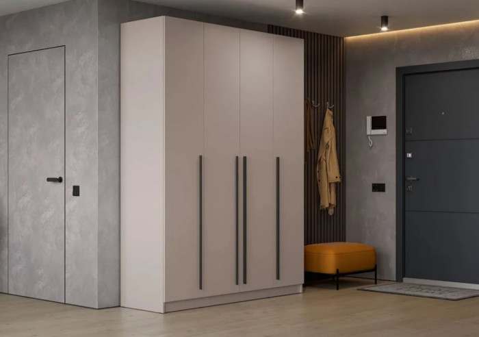 шкаф распашной Берген ШК-1600 кашемир/кашемир