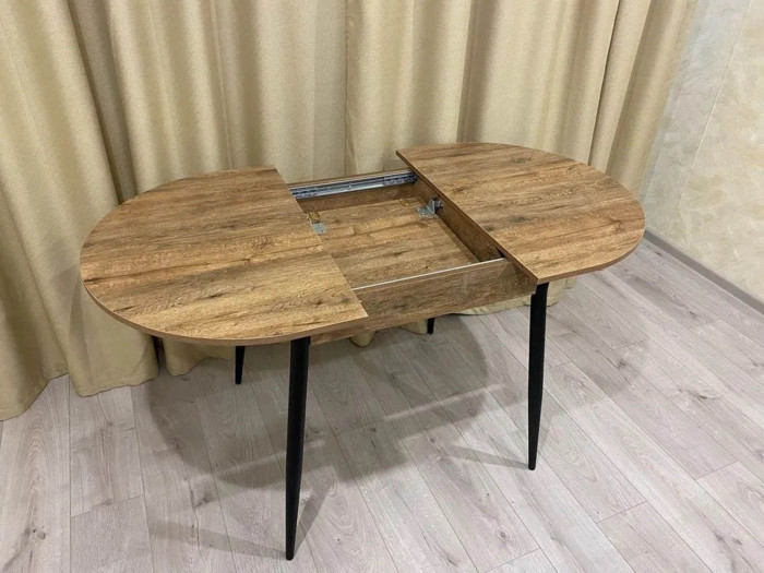 Обеденная группа Стиль-1 / Стул Х 4 шт. / Дуб Веллингтон/черный / бид 01