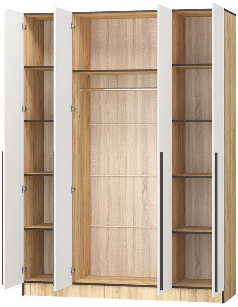 Шкаф Бастион ЛДСП 1,6 (графит)