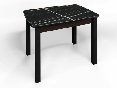 Стол СМ-3 Флорида ноги окрас квадратный венге/черный