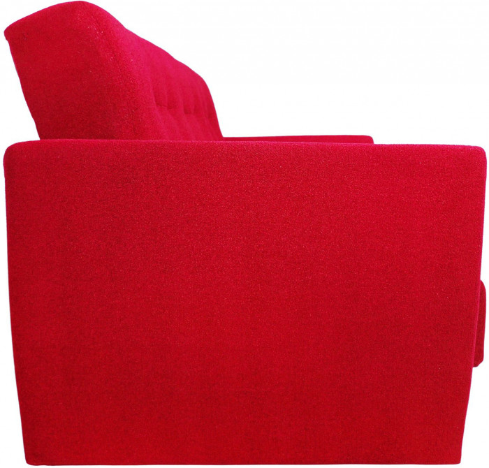 Раскладной диван-кровать, прямой, книжка, цвет красный, Лира 120х190