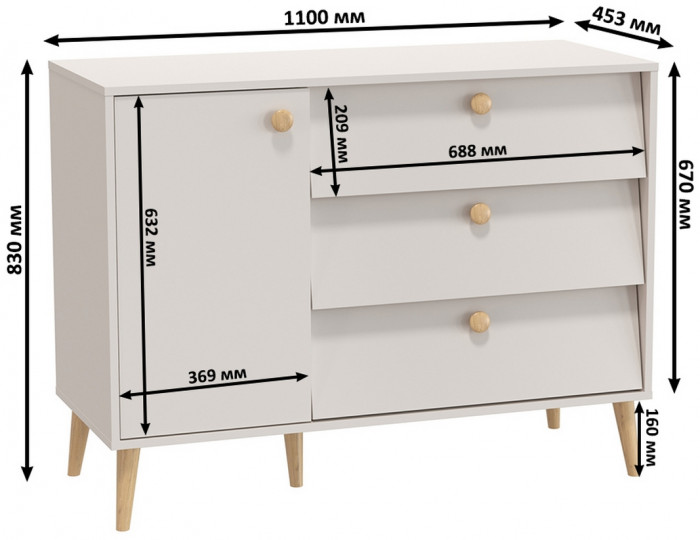 Афина Спальня 12-1200, цвет кашемир серый, сп.м. 1200х2000 мм., б/м, основание есть - фанера