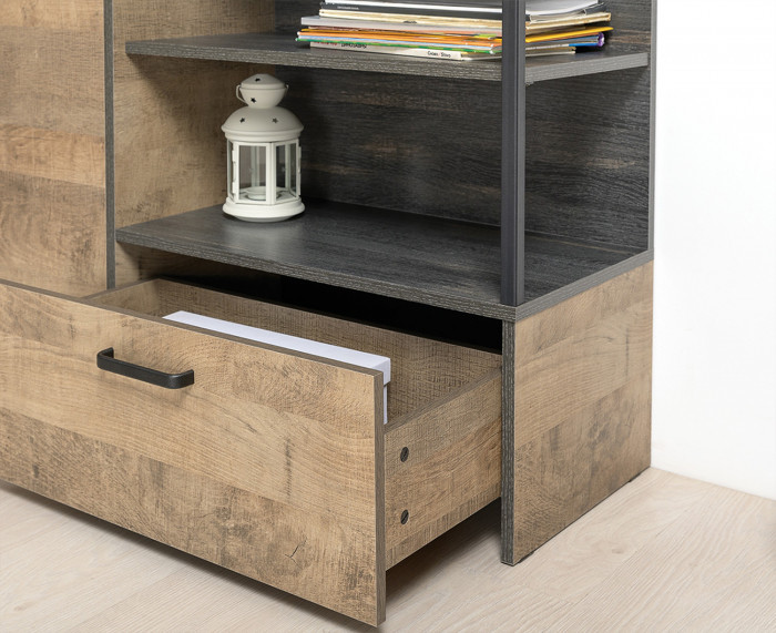 Трувор Прихожая 155, дуб гранж песочный/интра