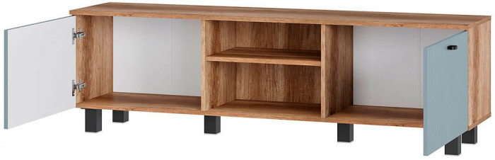 "Олива" ТБ-09 тумба под ТВ Дуб каньон/Шарли бриз MF11