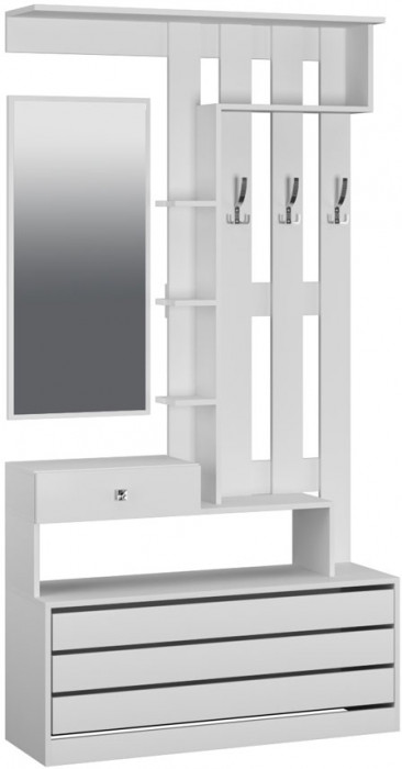 Ямайка Центральная секция ЯПЦС-1 (1100*2100*350) белый