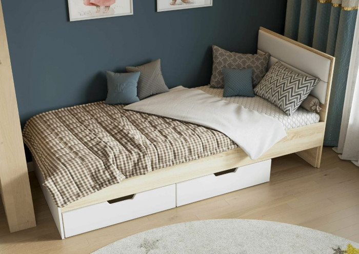 мс Норд КР-90 дуб сонома/софт пломбир