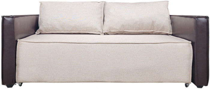 Диван-кровать Барон 140, аккордеон, 140х200, рогожка, бежевый