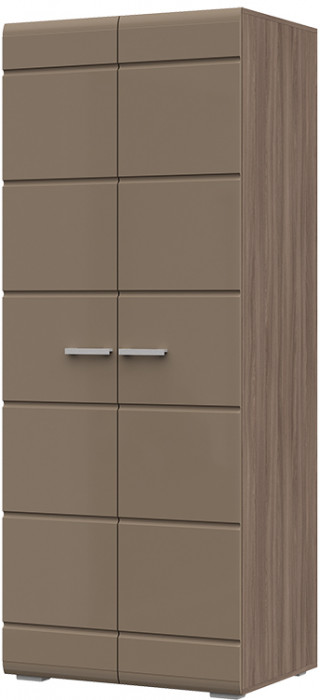 Вегас Шкаф 2-х ств 800*2000*570 шимо темн/кофе с молоком