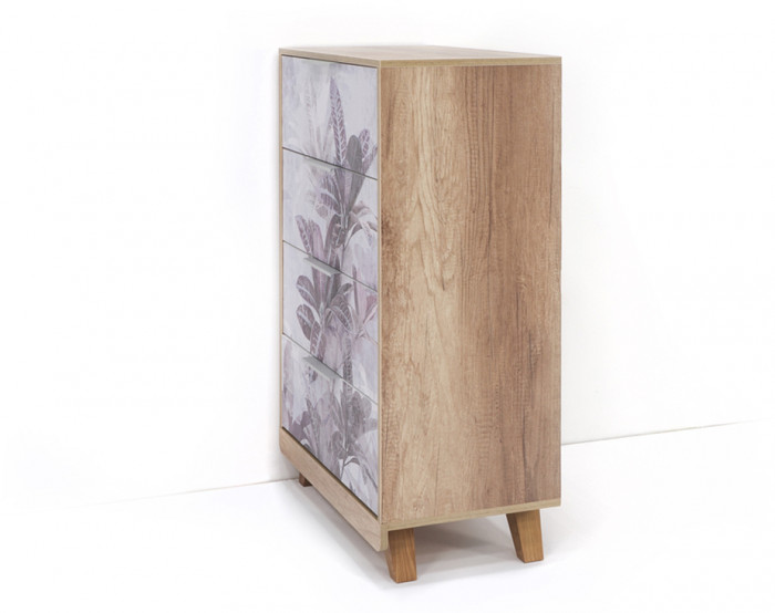 Комод "Мегаполис" КМ-02 Дуб каньон/фотопечать "Бали"