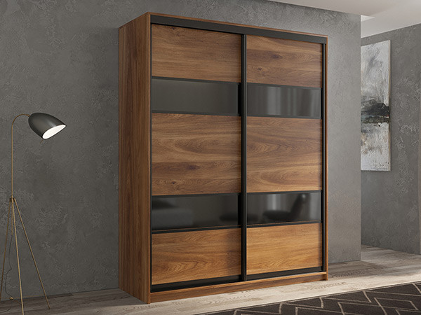 Шкаф-купе Кааппи 7 Кастелло Бренди 140х45х230 см