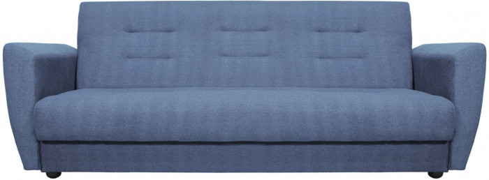 Раскладной диван-кровать, прямой, книжка, цвет серый, Лира 120х190