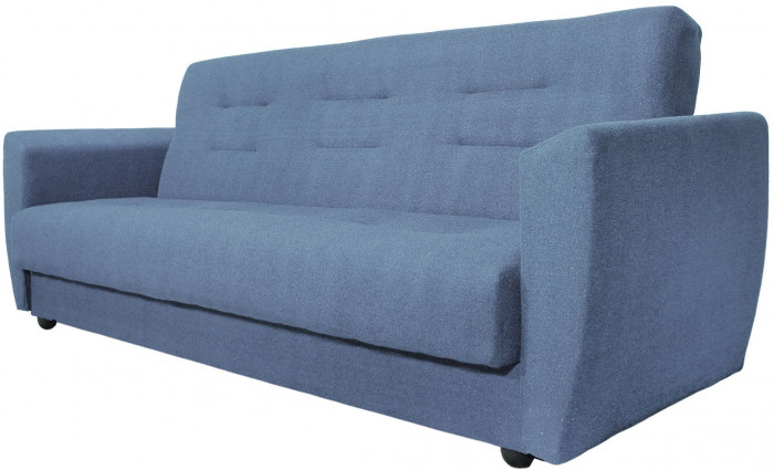 Раскладной диван-кровать, прямой, книжка, цвет серый, Лира 120х190