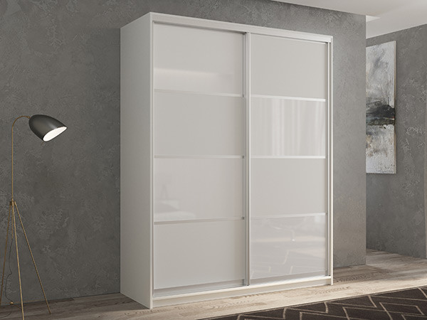 Шкаф-купе Кааппи 14 Белый Бриллиант 140х45х230 см