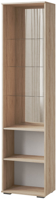 Ливорно Пенал с витриной ЛШ-4 дуб сонома