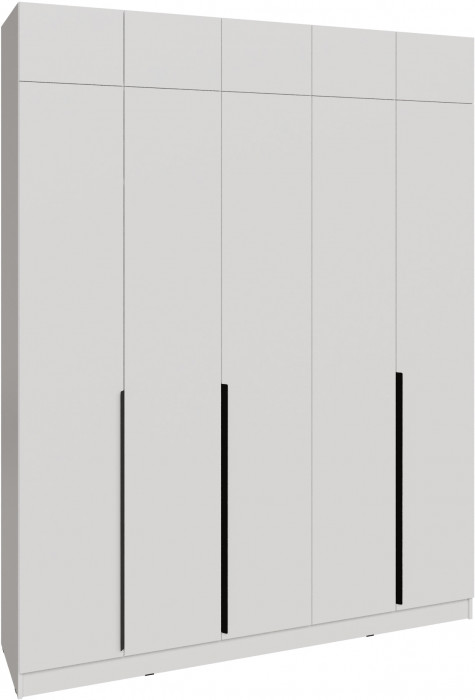 Шкаф 2,0 с антресолью Мадрид, Белый