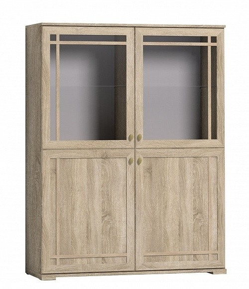 Шкаф-витрина Sherlock 22, дуб сонома