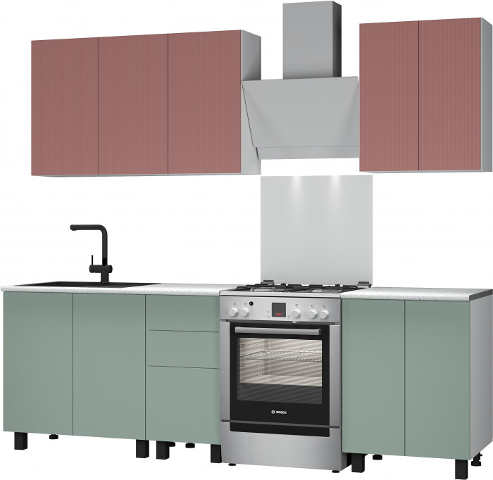 Кухня 1,8 Мыло МФ11/Рейка МФ13