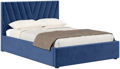 Кровать с подъёмным механизмом 1800 Палермо, темно-синий