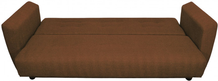Раскладной диван-кровать, прямой, книжка, цвет коричневый, Лира 140х190