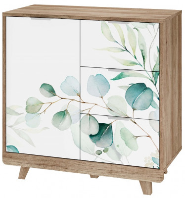 Гостиная &quot;Тесла&quot; Дуб каньон/белый