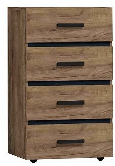 Комод высокий Nature 45, дуб табачный