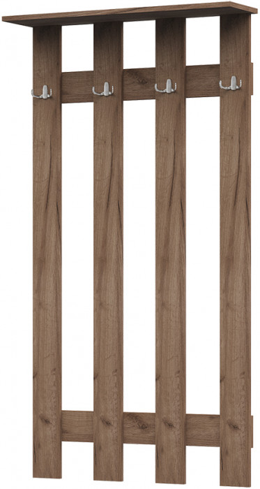 ВШ-201 Машенька ЛДСП вешалка (800*1420*150) дуб крафт табачный/кашемир