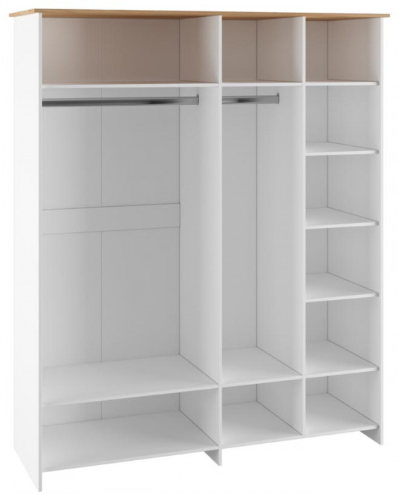 Шкаф четырехстворчатый Теодора, Белый