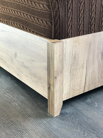 Кровать с ортопедическим основанием (дерево) Nature 308 Люкс 140х200, крафт