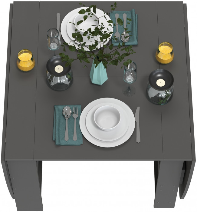 Стол-книжка 1-66граф, графит