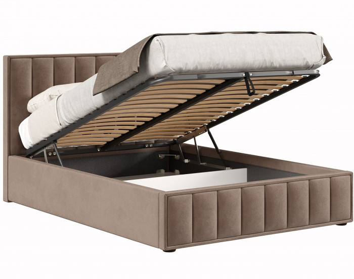 Кровать с подъёмным механизмом 1600 Анкона, какао