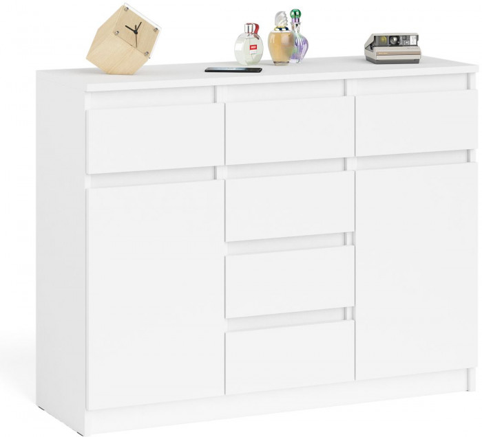 Мори Комод МК1200.4, цвет белый, ШхГхВ 120,4х41х94 см.