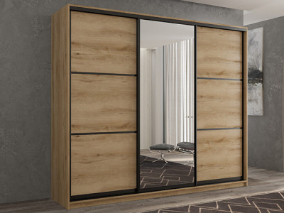 Шкаф-купе Кааппи 2 Эвок Прибрежный 210х60х230 см