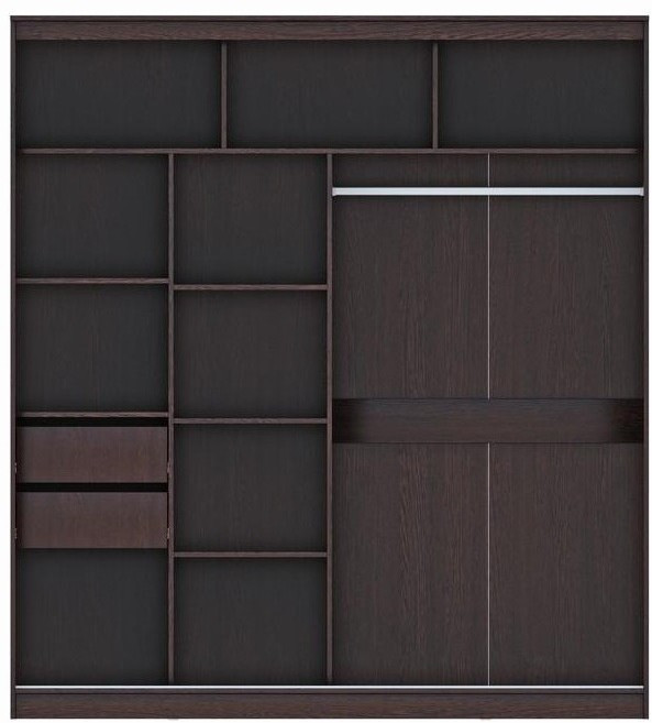 Шкаф-купе Комфорт 12 Прайм ЛДСП 2000 (Сонома)