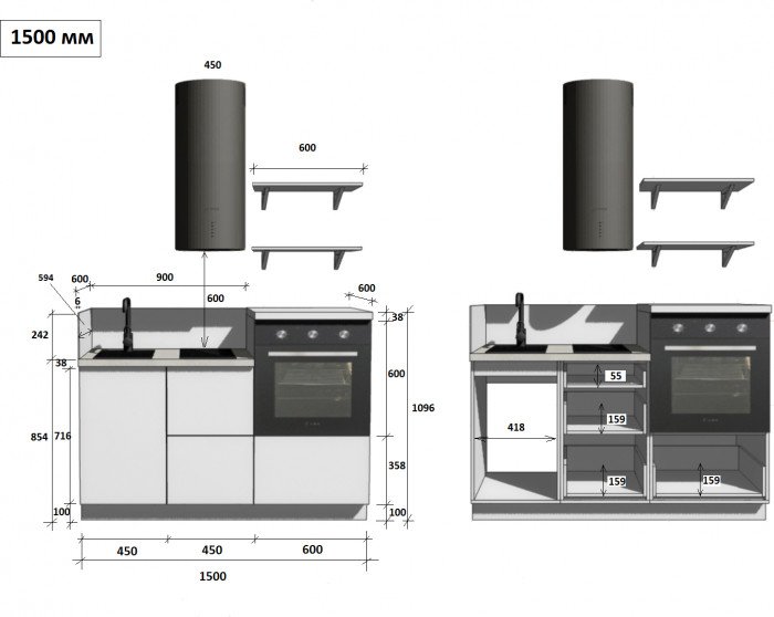 КГ 1500 Эмаль, Олива  Арника РМ в.3