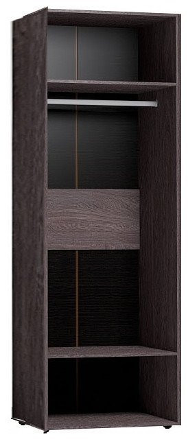 Бриз 12 Шкаф для одежды, ясень анкор темный, склад