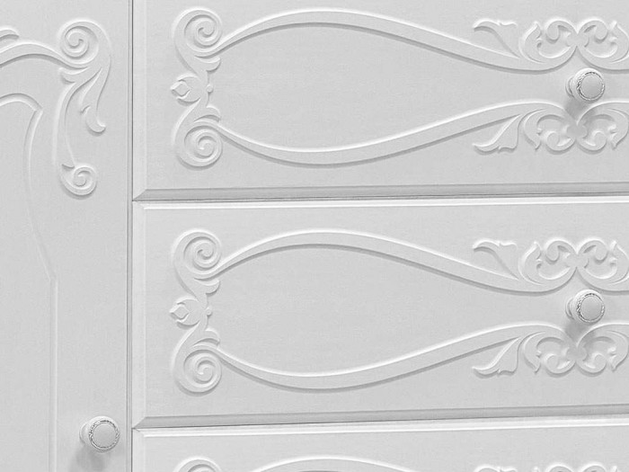 Гостиная Италия-6 белое дерево