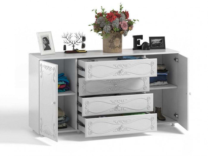 Гостиная Италия-6 белое дерево