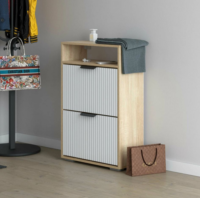 мс Норд ОБ03-600 дуб сонома/Норд Line софт пломбир