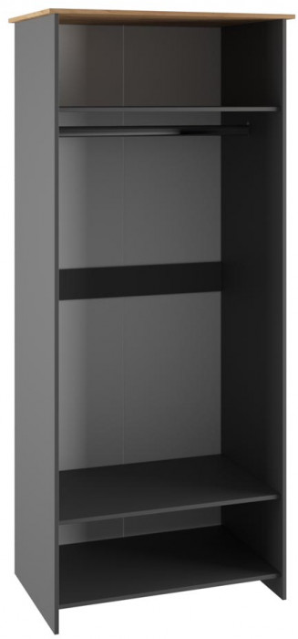 Шкаф двухстворчатый Теодора, Графит